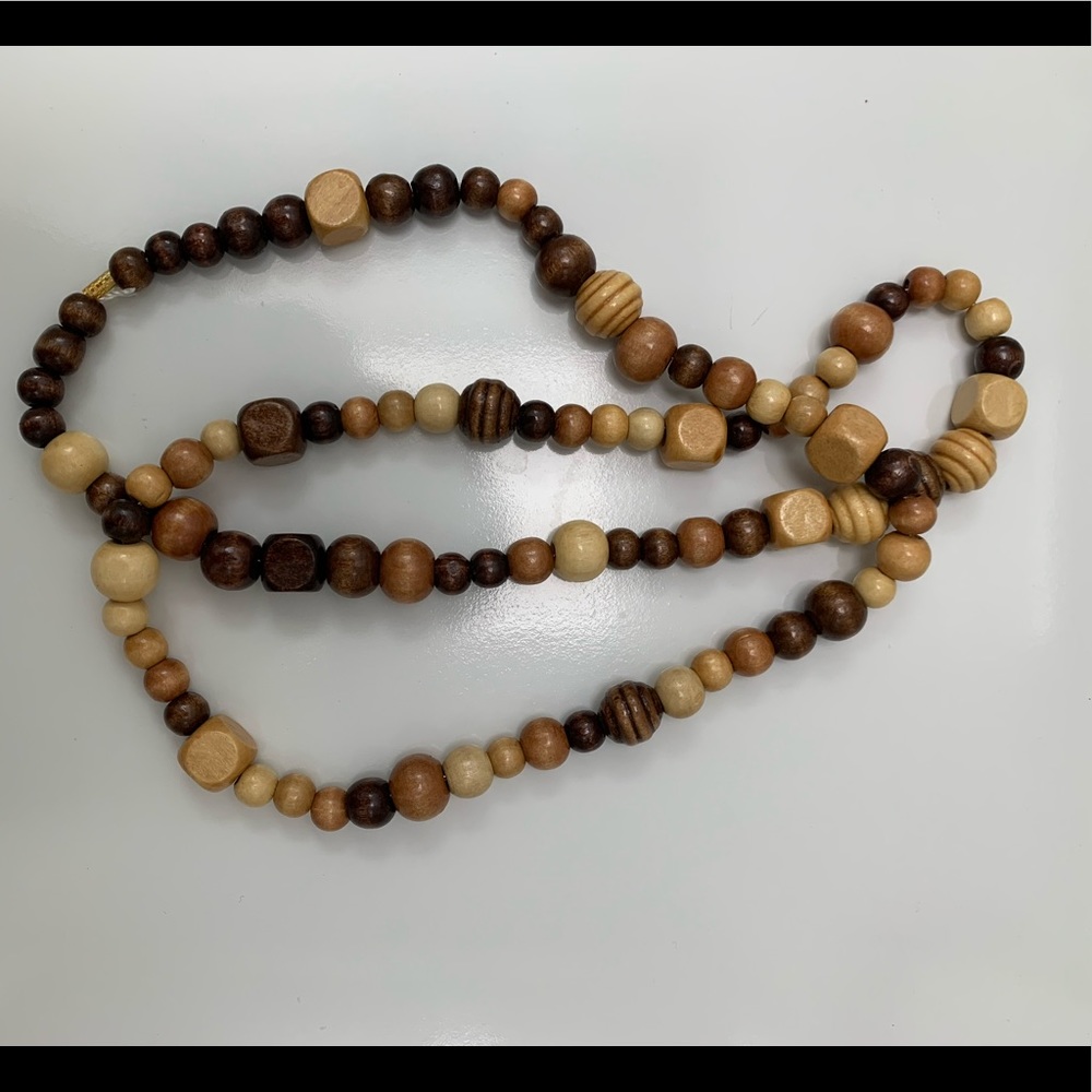 Wooden necklace